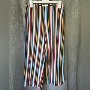 Urban Outfitters Multicolor Vertical Stripe Wide Leg Pants